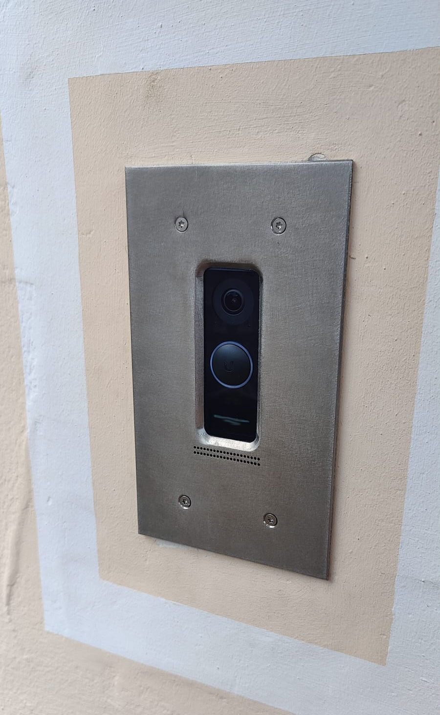 Meine G4 Doorbell im Unterputzkleid