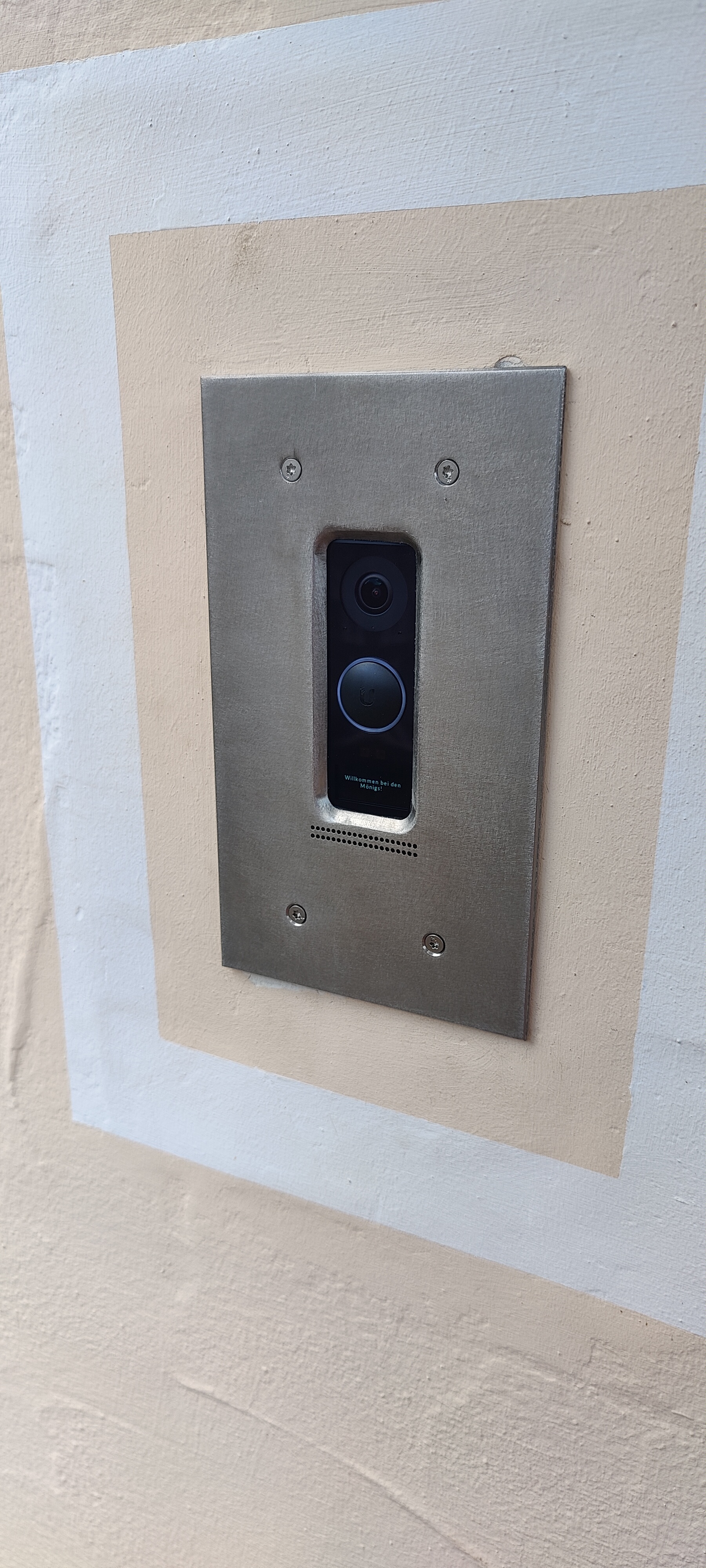 G4 Doorbell Unterputz-Lösung Metall